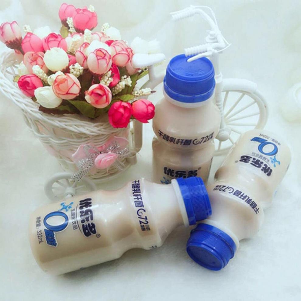 优乐多乳酸菌饮品332ml12瓶益生菌饮品营养发酵酸奶饮品332ml12瓶3产