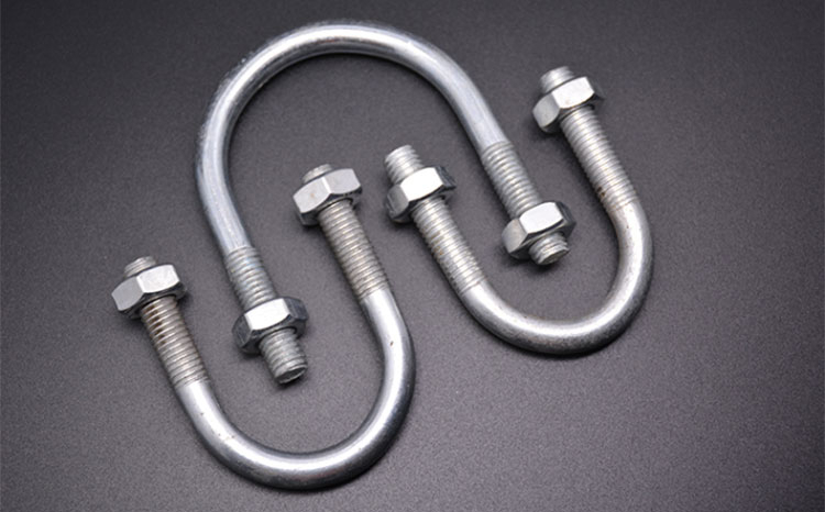 国标u型管卡u型螺栓螺丝镀锌卡箍包箍喉箍钢管夹管固定卡订做dn40m610