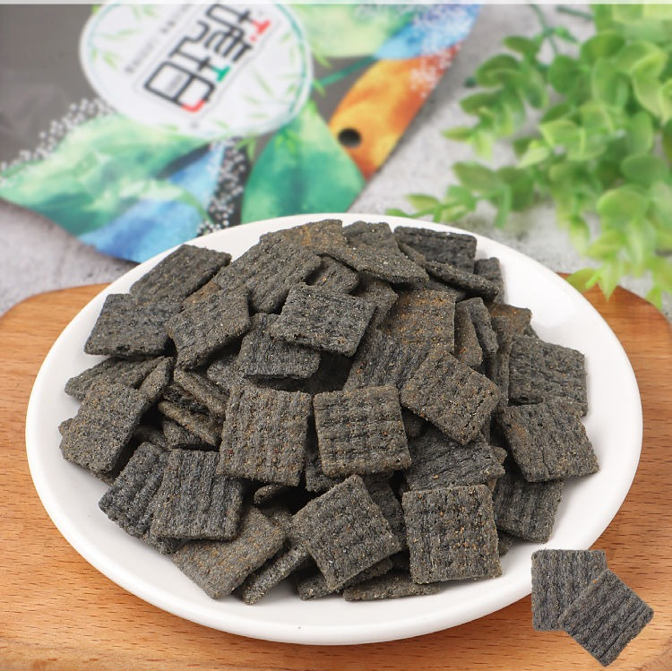 琥珀竹炭锅巴 100g/袋 怀旧办公室休闲80后零食小米锅巴 20包 竹炭