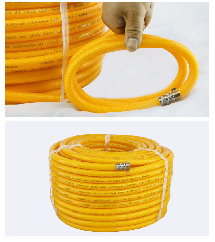 软管喷药管全自动电动打药机橡塑出水软管新料无味二胶一线10米轻便型