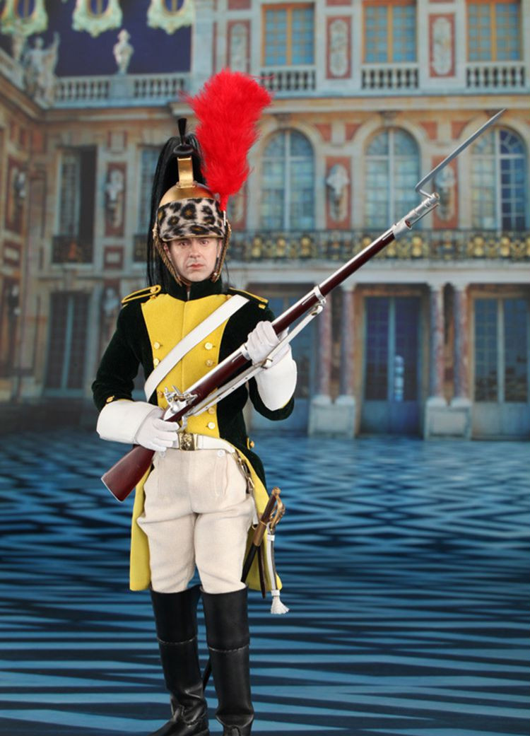 16兵人模型经典法兰西拿破仑系列法军龙骑兵老货