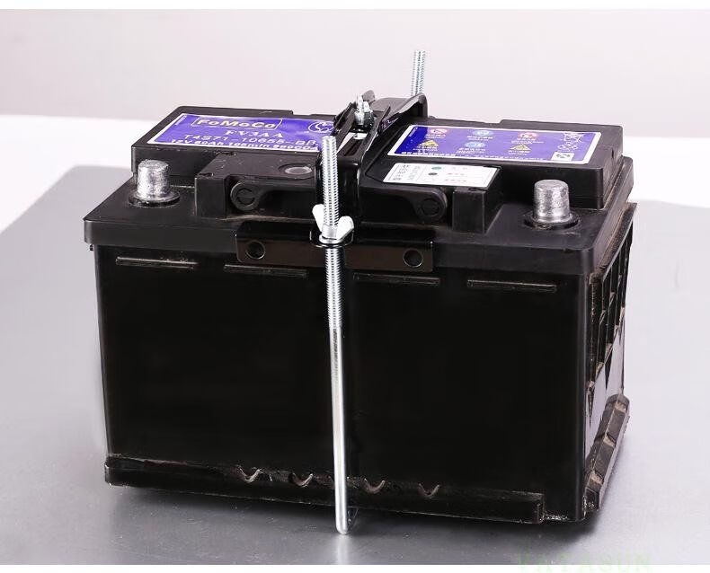 世锋适用于汽车电瓶改装支架电池固定架货车蓄电池底座托盘电瓶压板