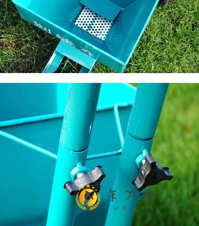 可狄施工线划线神器撒石灰粉机工地施工放线撒灰器足球场跑道的画线