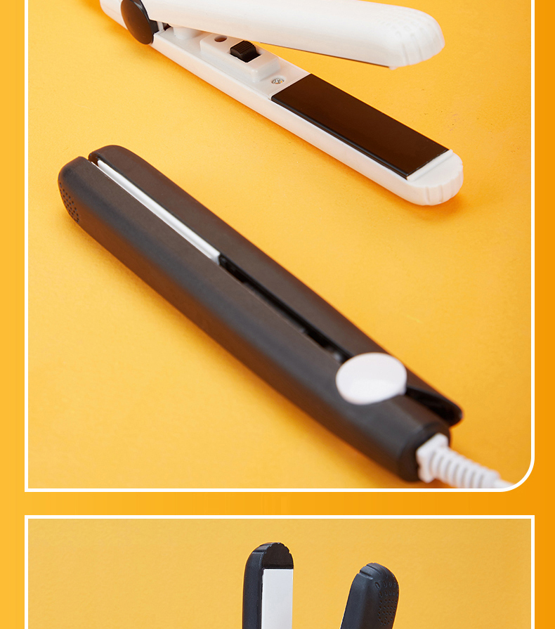 卷发棒男士专用直卷两用短发直板夹蓬松烫发神器男生迷你小型夹板旦榄