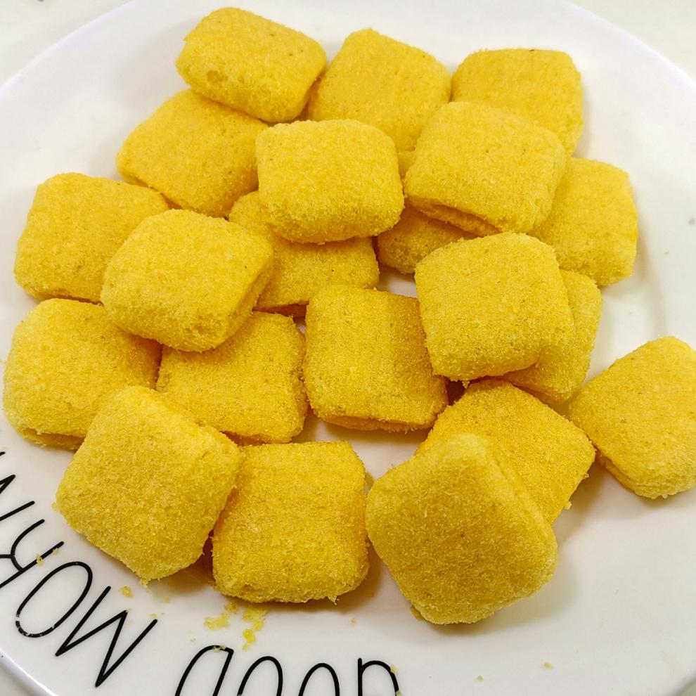 天津夹心米果50g*10袋巧克力牛奶味日式怀旧零食休闲膨化食品 6袋鸡蛋