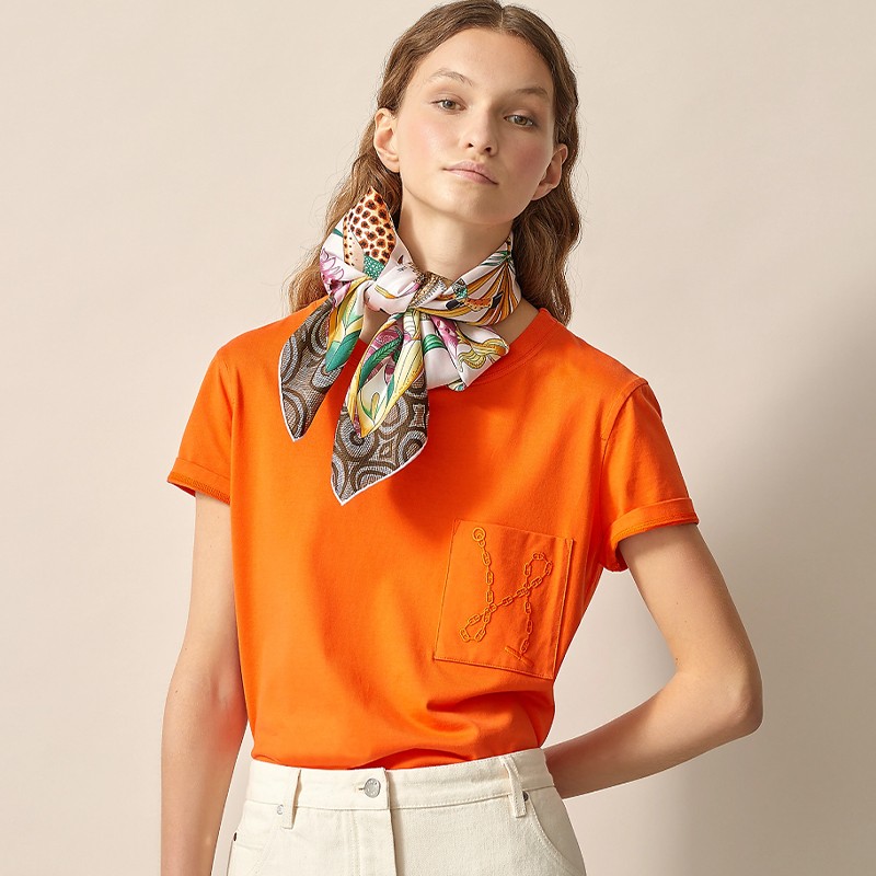 mhermes爱马仕赞比西河的庆典90厘米方巾桑蚕丝预售淡粉色绿色黄色