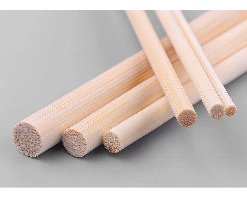 两头平竹签竹棒手工艺品糖果花束棉花无尖糖竹圆签棒定制20厘米30毫米