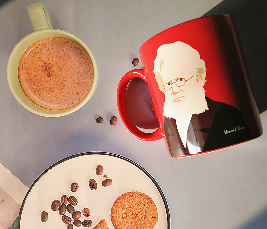 西西弗书店作家杯文学杯西西弗杯子马克杯简奥斯汀勃朗特叶芝毛姆 04