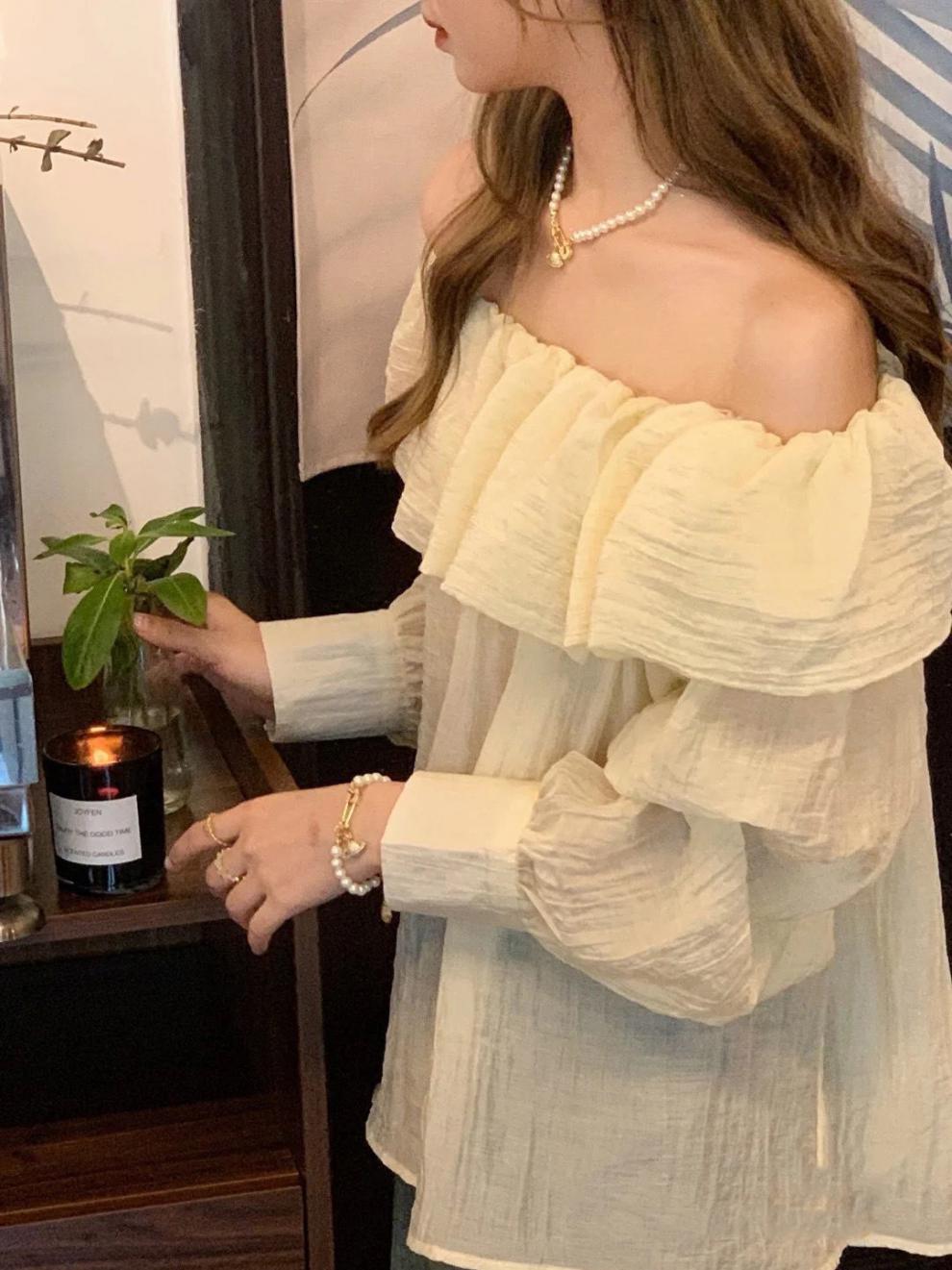 西太后珍珠别针项链土星女轻奢ins风vivienne薇薇安土星球锁骨链 西