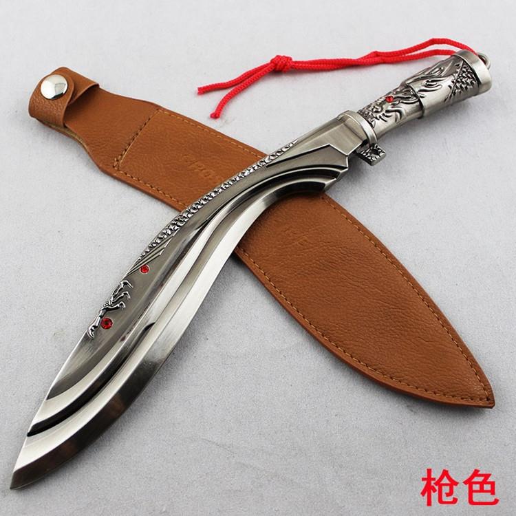 溢彩时光穿越火线武器模型刀屠龙尼泊尔沙鹰雷神合金英雄武器男孩金属