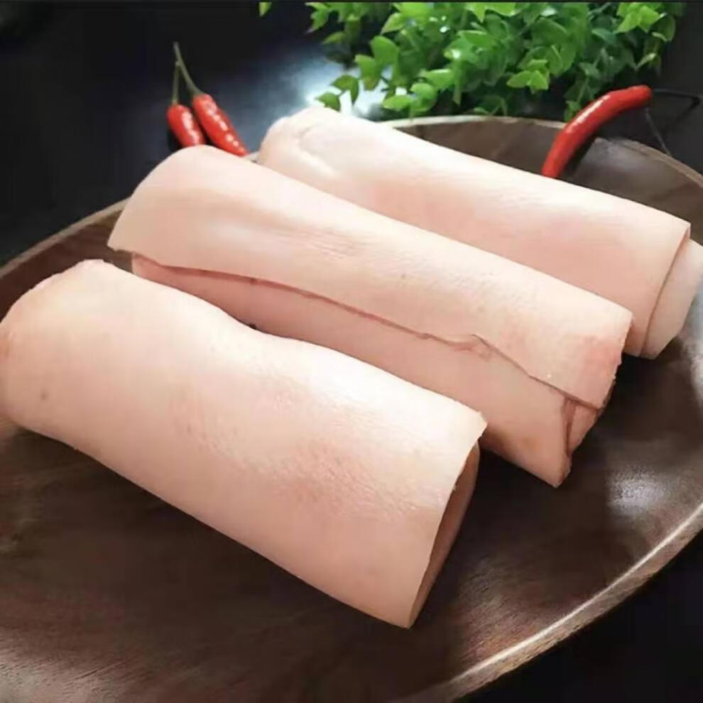 猪皮新鲜农家猪脊背皮土猪皮猪肉猪脊皮精猪皮生猪皮熬皮肉冻香妮曼特