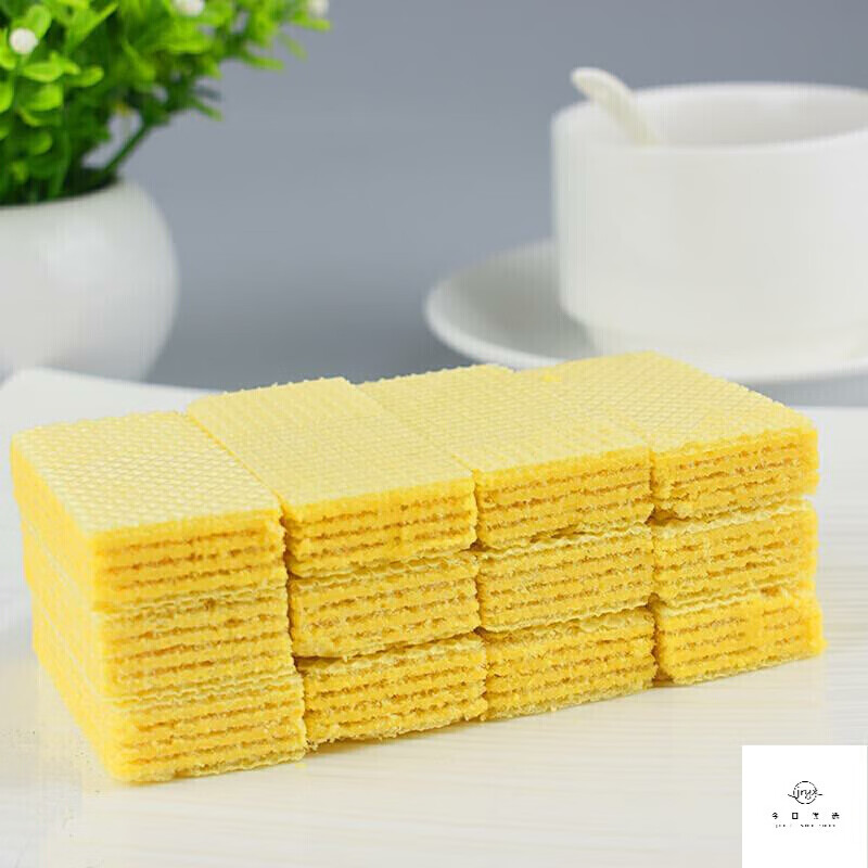 华威威化饼干老式威化饼怀旧80后夹心饼干单独包装豆乳威化饼干芝士味