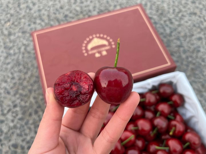 樱桃国产车厘子新鲜山东美早3j4j特大果高端水果礼盒味浓甜度高32斤3j