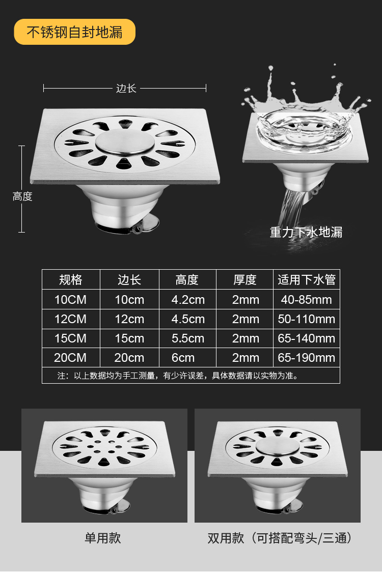 不锈钢地漏价格与图片图片