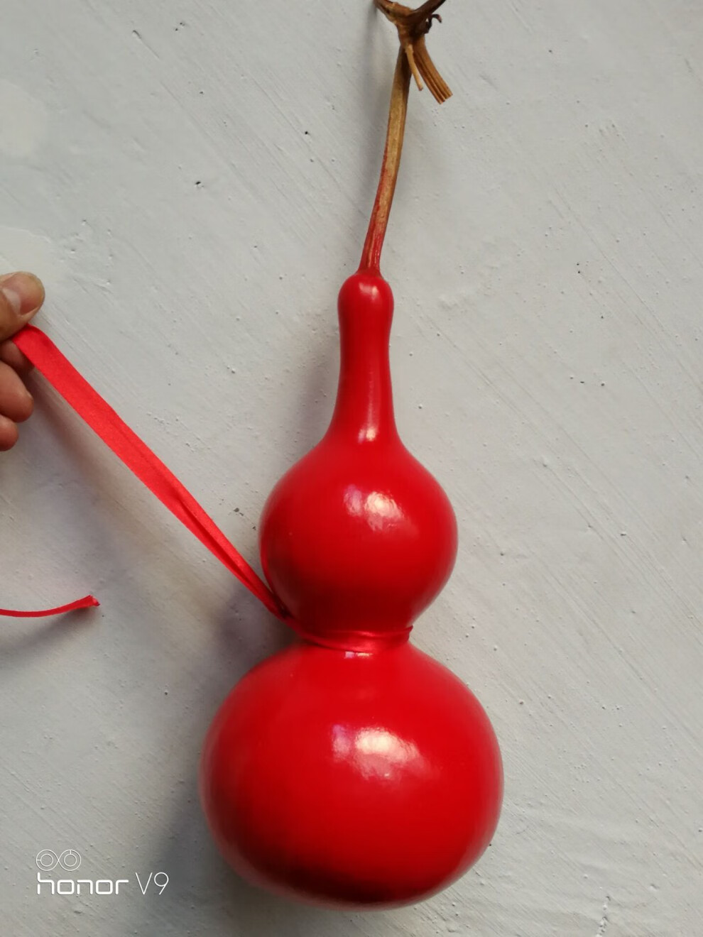 佩服葫芦摆件 天然开口特大葫芦大红色葫芦野生开口特大红颜色红葫芦