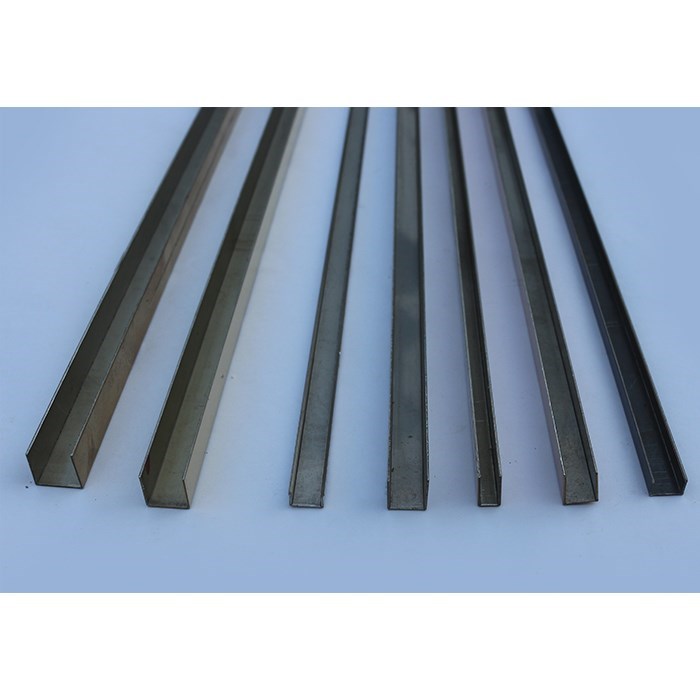 玻璃固定边框卡槽不锈钢封边条u型包边不锈钢u形槽u形槽玻璃卡槽链接