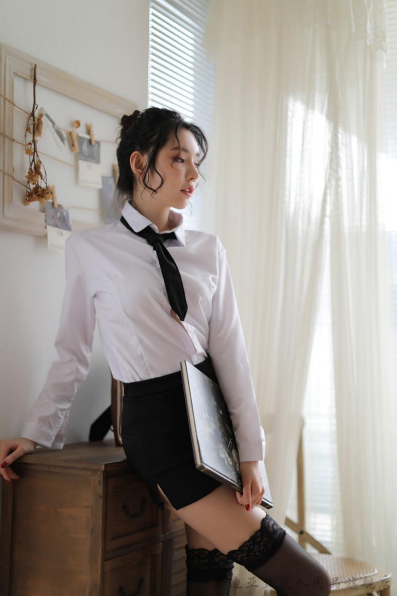 私密发货衣透视装夫妻房事性感制服诱惑女秘书紧身包臀