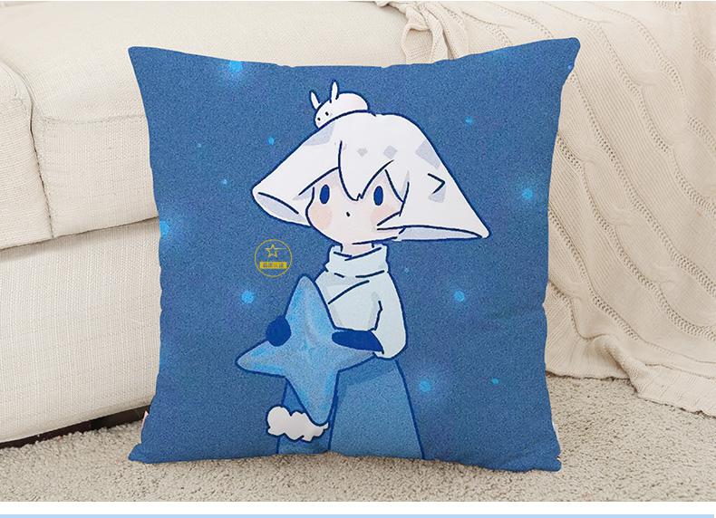 sky光遇周边抱枕来图定制卡卡白鸟螃蟹龙骨动漫二次靠枕头14推荐50x50