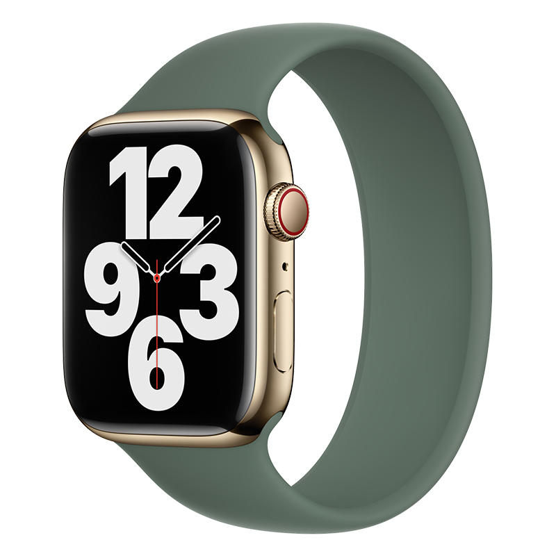 官方旗舰苹果手表s7原装表带硅胶巴鲁斯iwatchapplewatch76s6s5se深邃