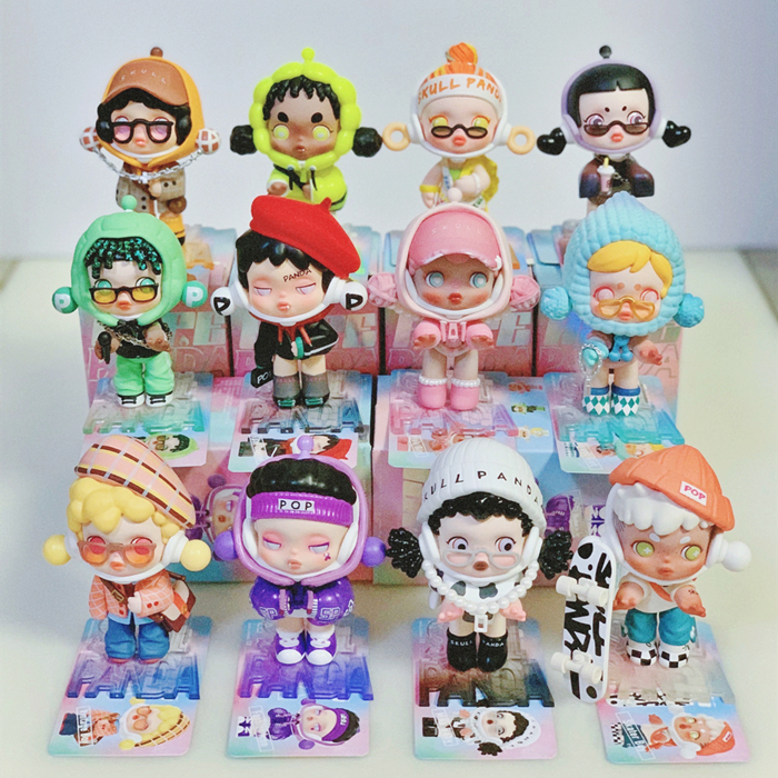 popmtskullpanda熊喵热潮sp盲盒摆件礼物 牛奶小可爱【现货开盒未拆袋