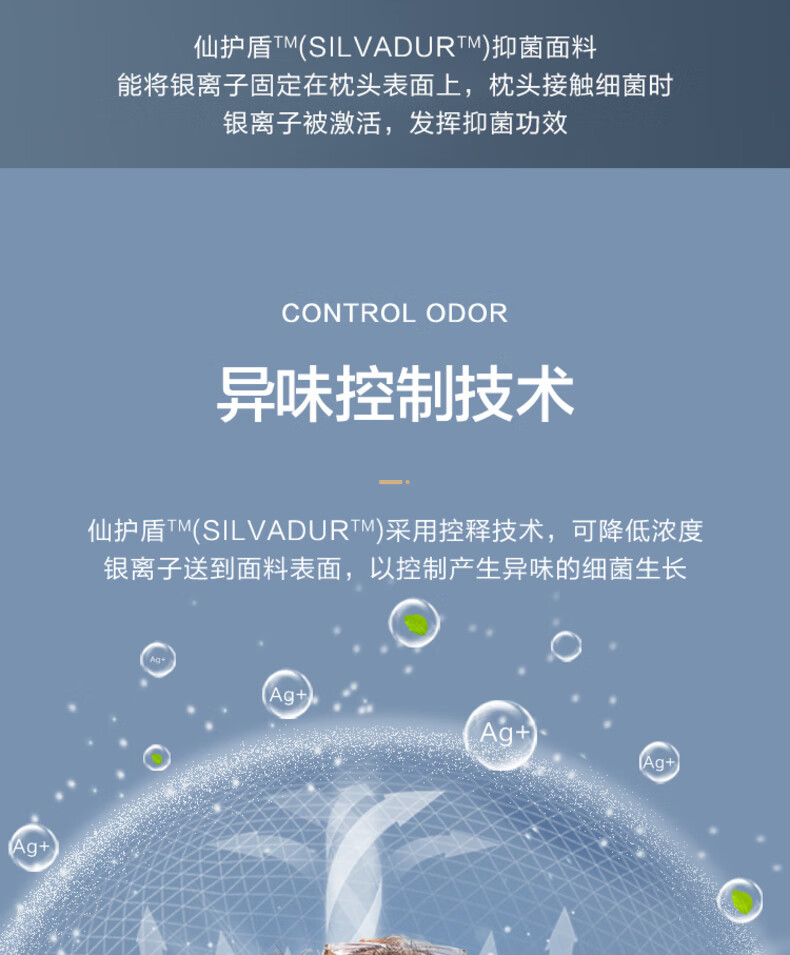 水星记忆枕记忆枕慢回弹枕头枕芯家用颈枕成人学生颈椎枕一只元气绵绵