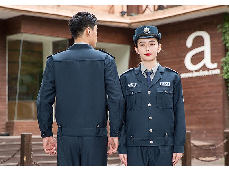 猎阵新式保安服春秋装男女工装制服保安春秋长袖执勤服物业酒店门卫