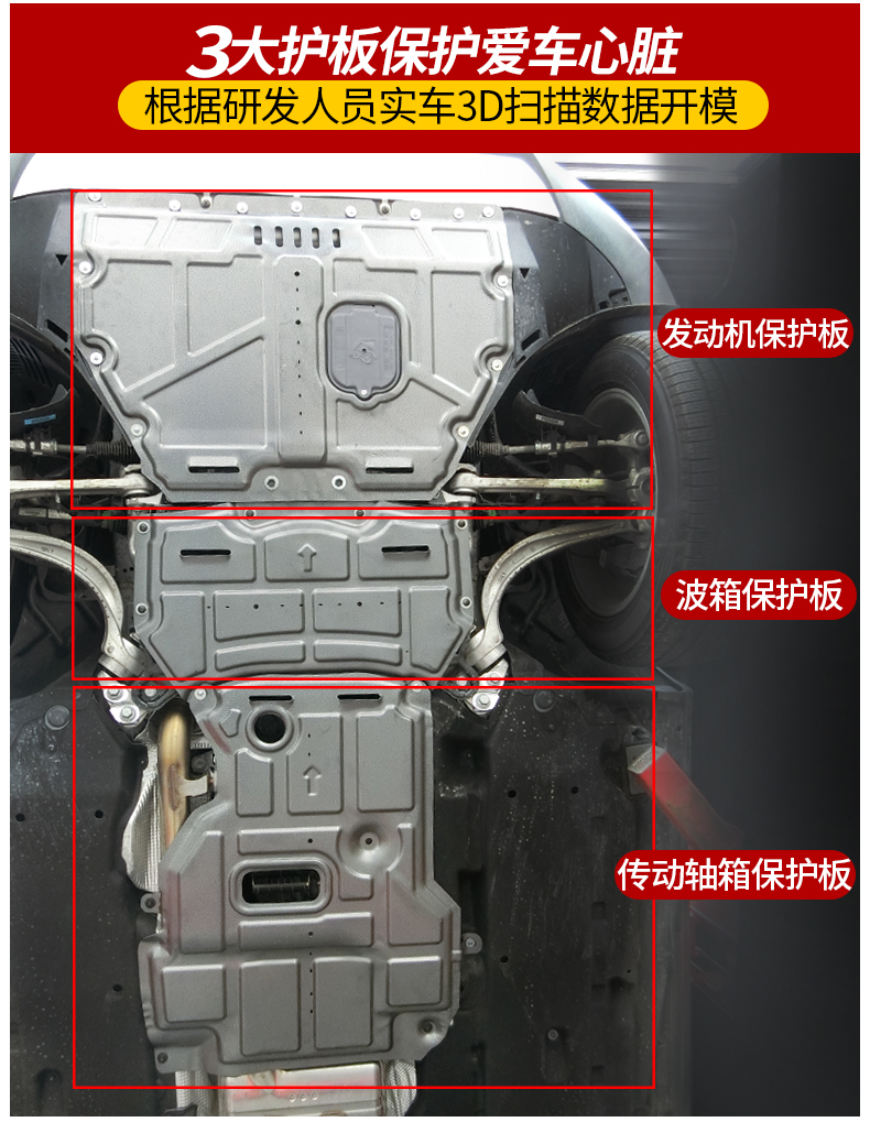 點繽 奔馳發動機護板專用c180/b200/a200l/glc/s級全包圍底盤護板合金