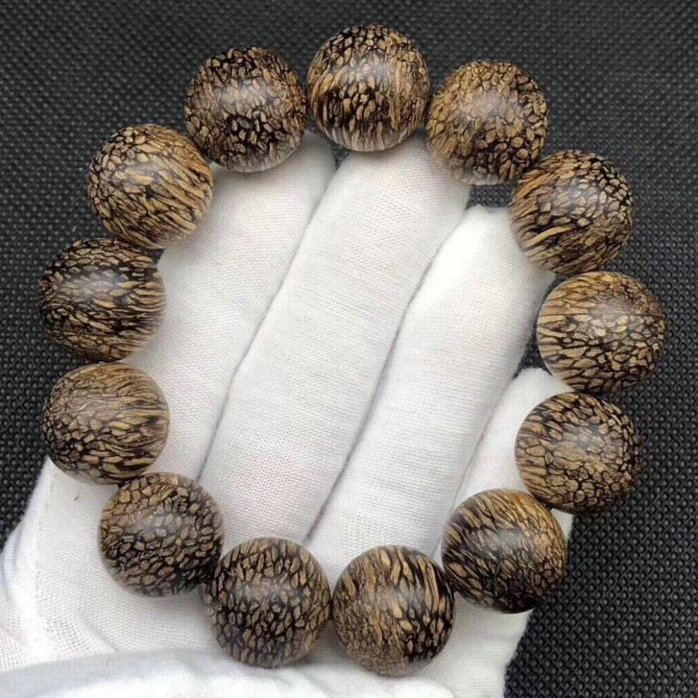 沉香沉水越南芽庄沉香手串手珠高油满油脂沉香木原木原料佛珠文玩 1号