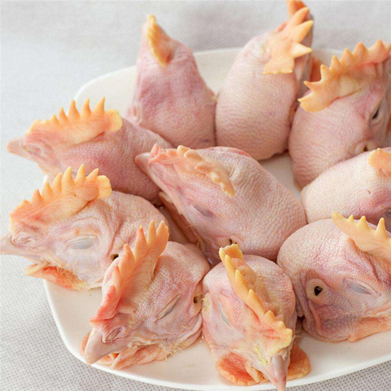 【顺丰发货】新鲜鸡头 大鸡头 凤头生鸡带凤头4斤约40个 生鲜品 新鲜