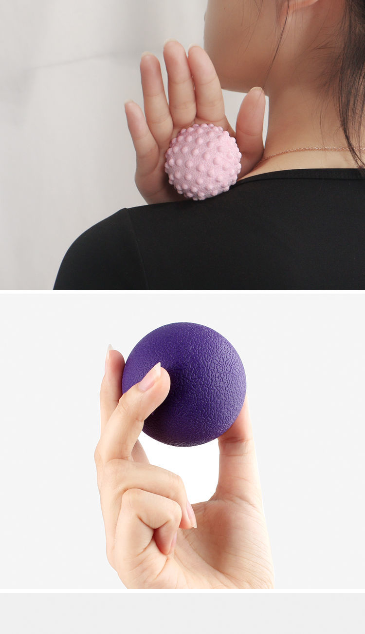 肌肉放松健身球筋膜球花生球瑜伽按摩球足底肩颈康复按摩经膜球常规款