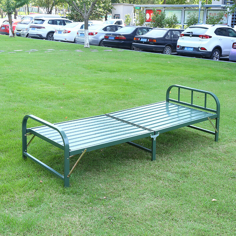 床行军单人午睡木卫家具 军绿色 200*80【图片 价格 品牌 报价】-京东