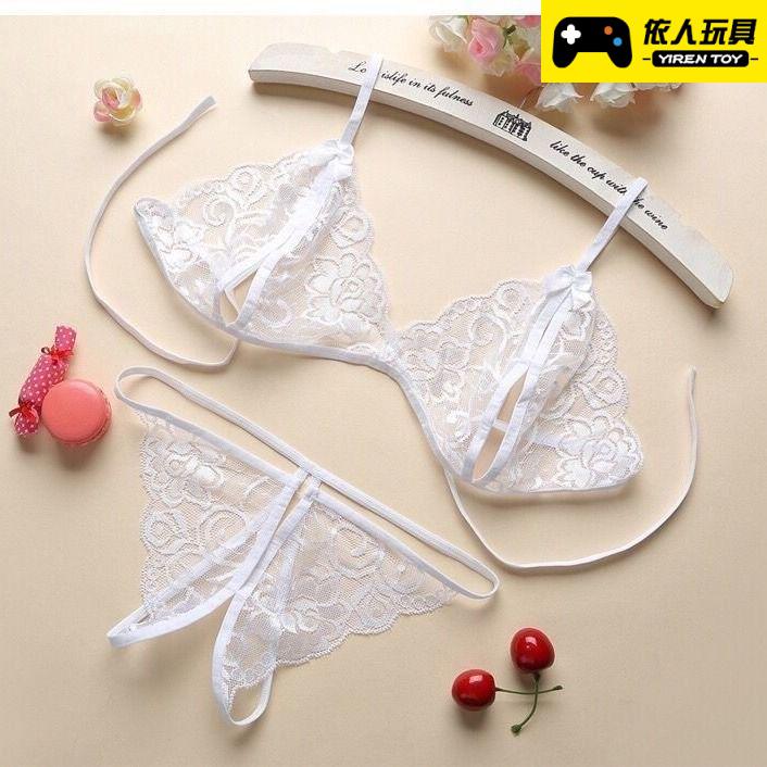 情趣免脱内衣女极度诱惑调情睡衣丝袜开裆内裤女三点式开档免脱夫妻