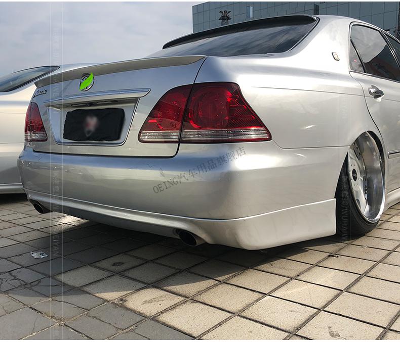 适用于05-08丰田12代老皇冠大小包围改装件保险杠前铲后唇侧裙压翼 12