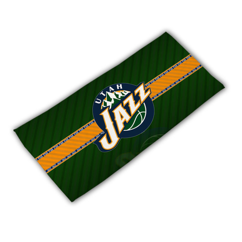 nba毛浴巾体育球蓝网哈登人凯尔特人快船学生跑步擦汗巾爵士队标3575