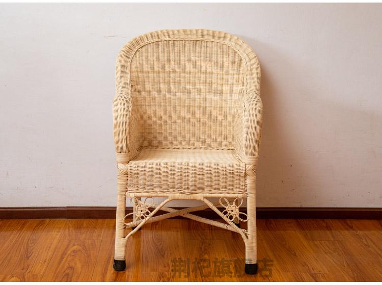 高靠背老式藤椅汉中徐德中纯手工天然真藤条编织单人藤椅家用休闲老人