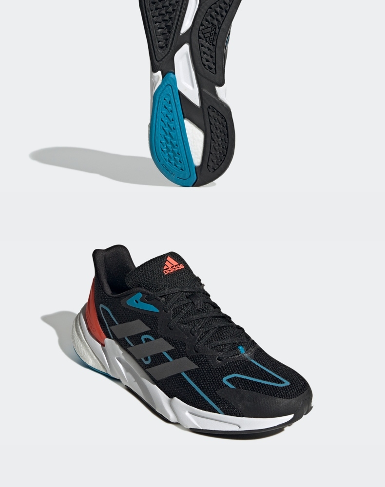 adidas阿迪达斯官网x9000l2m男子实用舒适跑步运动鞋gy0125黑红蓝39