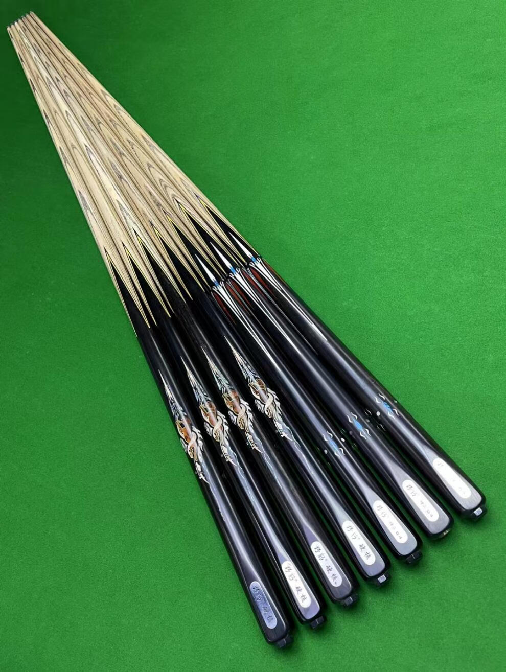 野豹准神2球杆野豹硬核2台球杆准神4小头杆中式黑8斯诺克球杆桌球杆通