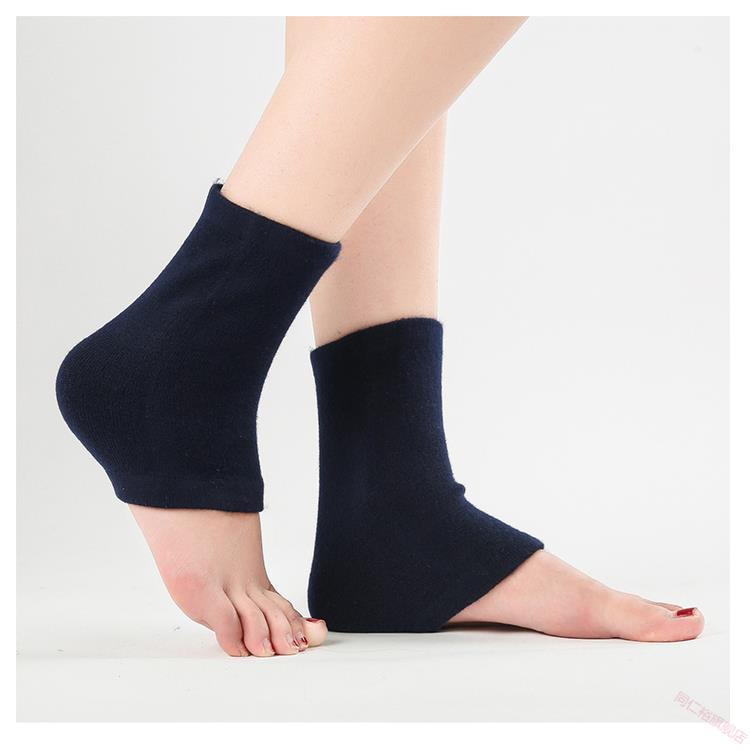 棉护脚踝保护套袜套男女士保暖护小腿防寒脚腕脚脖子套夏季 浅灰色