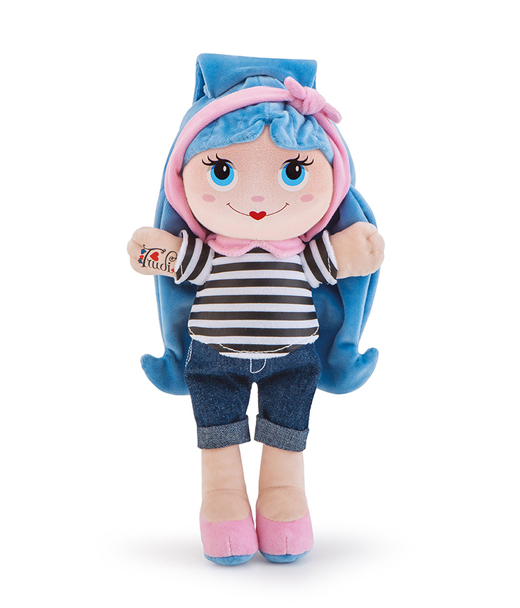 意大利trudi酷炫布娃娃系列布娃娃毛绒玩具女孩玩具儿童生日礼物送