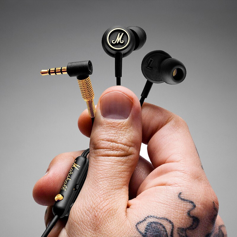 马歇尔marshallmodeeq耳机入耳式摇滚重低音hifi人体工程学有线耳塞