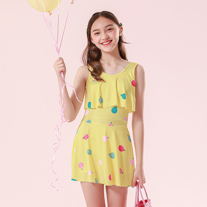 2022热卖泳衣女22新款泳装背心连体少女款泳衣学生款有运费险玫红均码