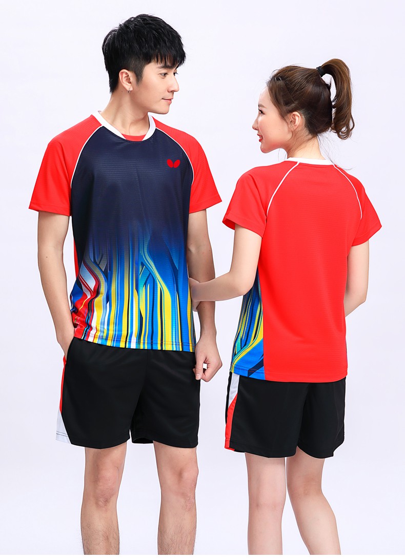 支持国货李宁新款蝴蝶乒乓球服套装男女速干比赛运动队服网眼透气