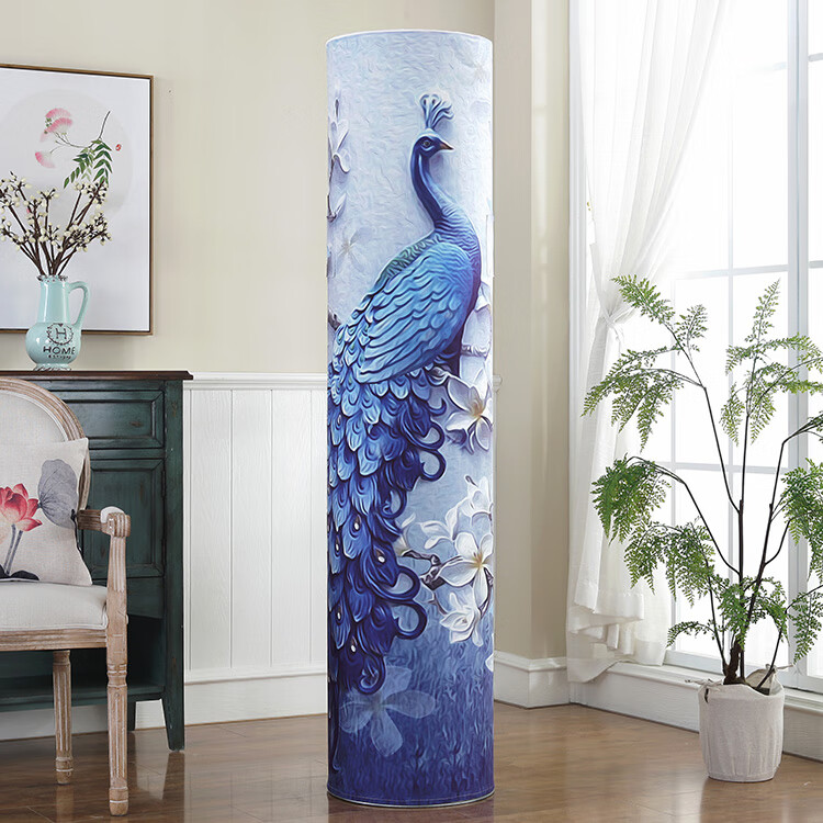 tcl大三匹3p立式柜机空调防尘罩套大2/3匹客厅圆柱形落地式盖布帽