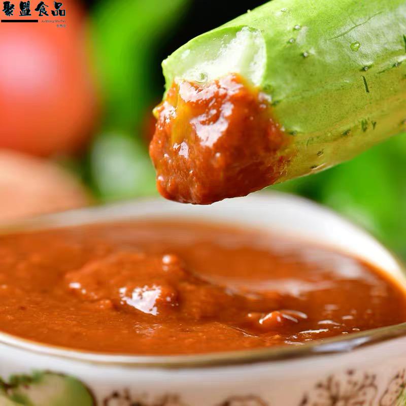 正宗东北大酱黄豆酱农家特产大葱蘸酱久峰袋装大豆酱熟沾菜酱汤1斤9袋