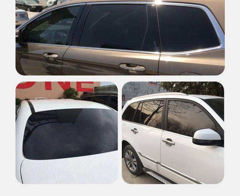 膜车窗全车贴膜隐私玻璃太阳膜防爆膜 高隔热50宽1米价(颜色随机发)