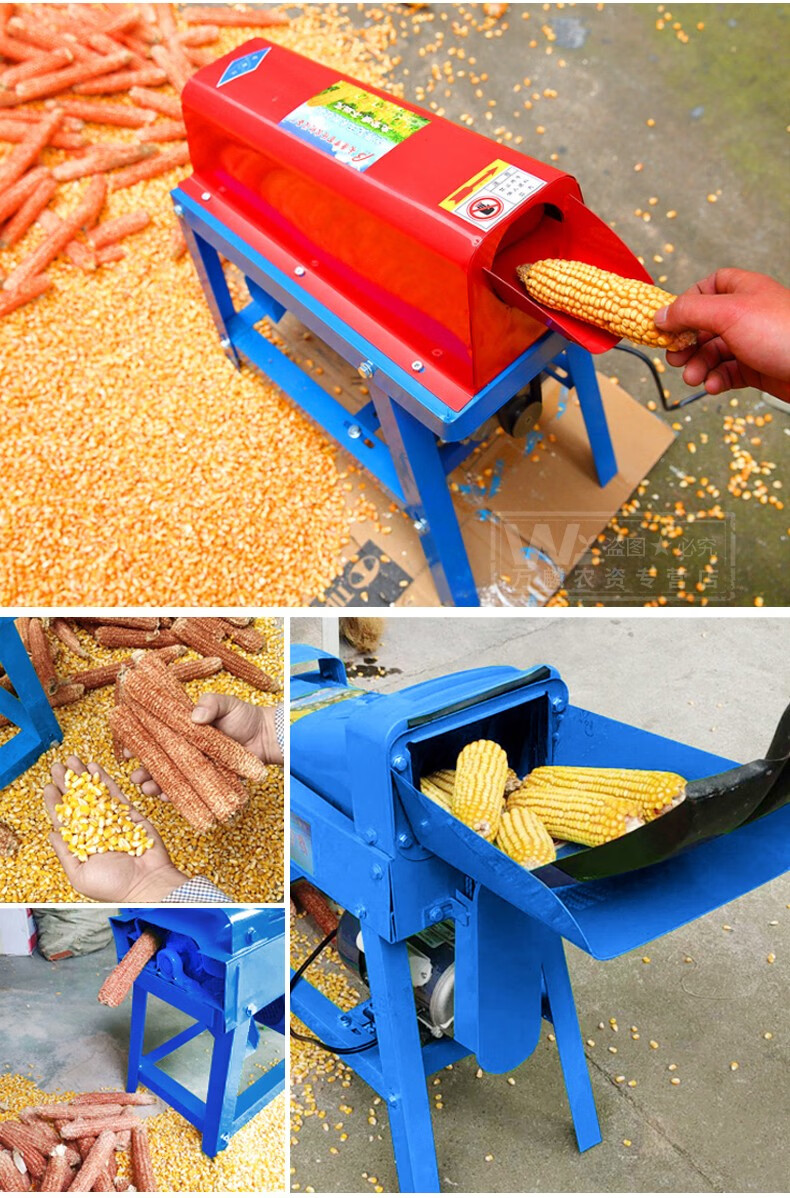 自制最简单玉米脱粒机图片
