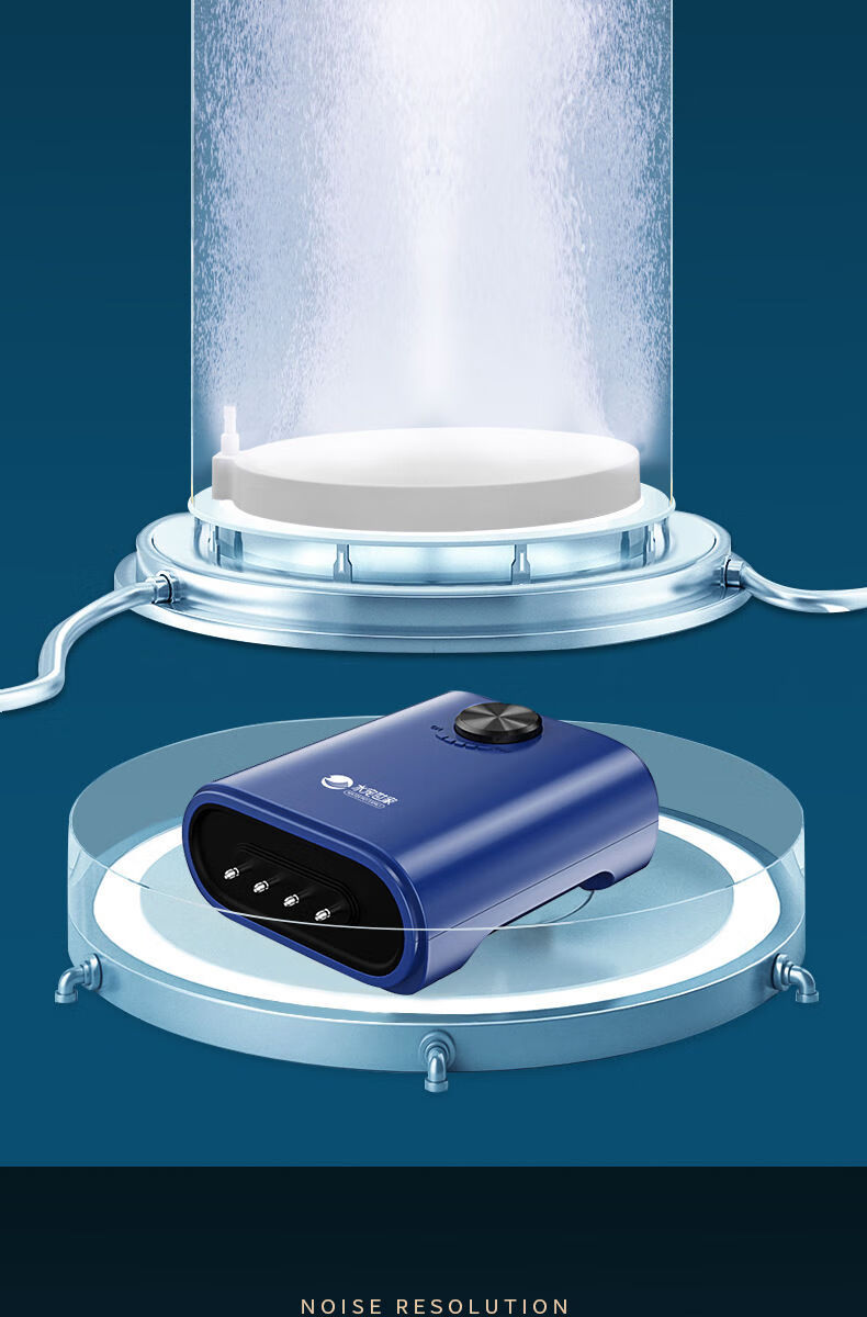 鱼缸氧气泵增氧泵低音增氧机水族箱小型家用大功率养鱼打充氧泵- 电子