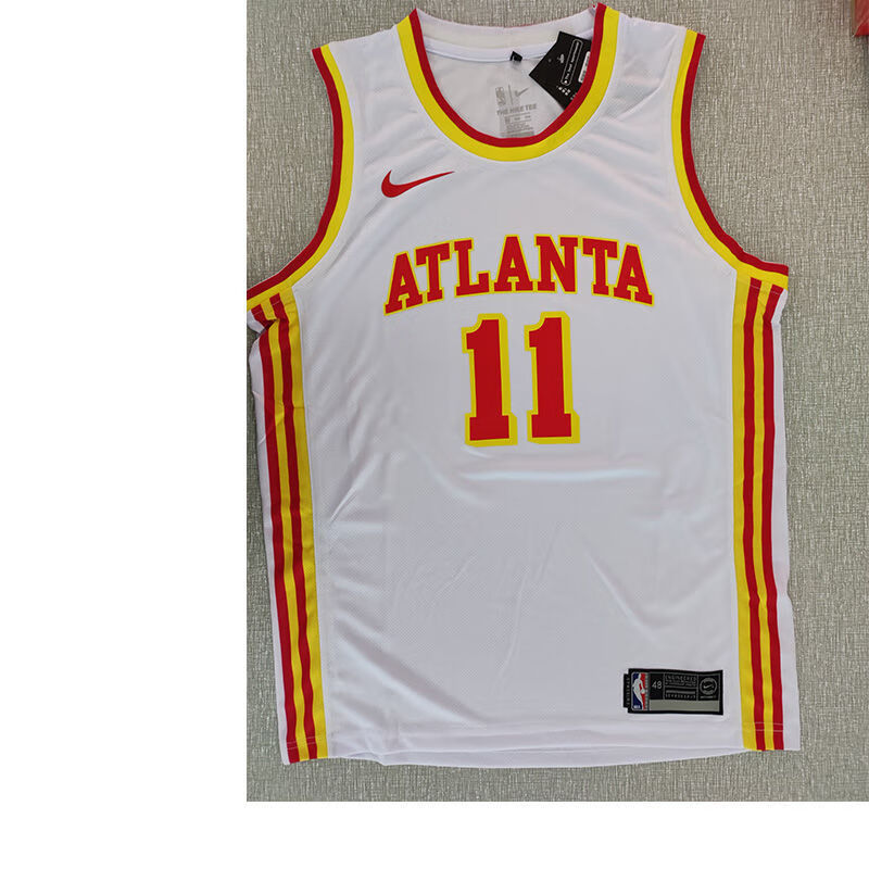 竹竹高腾讯体育nba同款特雷杨球衣美式定制休闲比赛队服团购透气速干