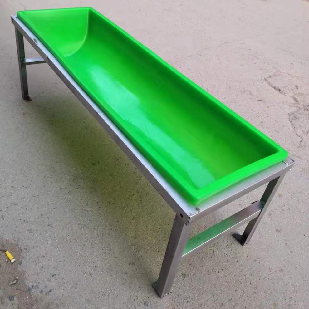 羊槽2米加固加宽羊用饮水槽食槽羊槽子喂羊用带支架 1.