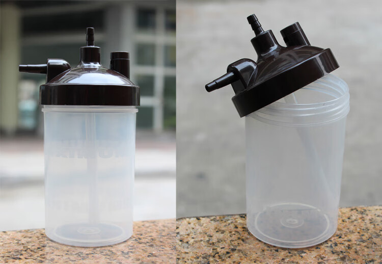 京健康鱼跃制氧机湿化瓶加湿水杯8f3aw3cw5aw家用氧气机装水杯子配件